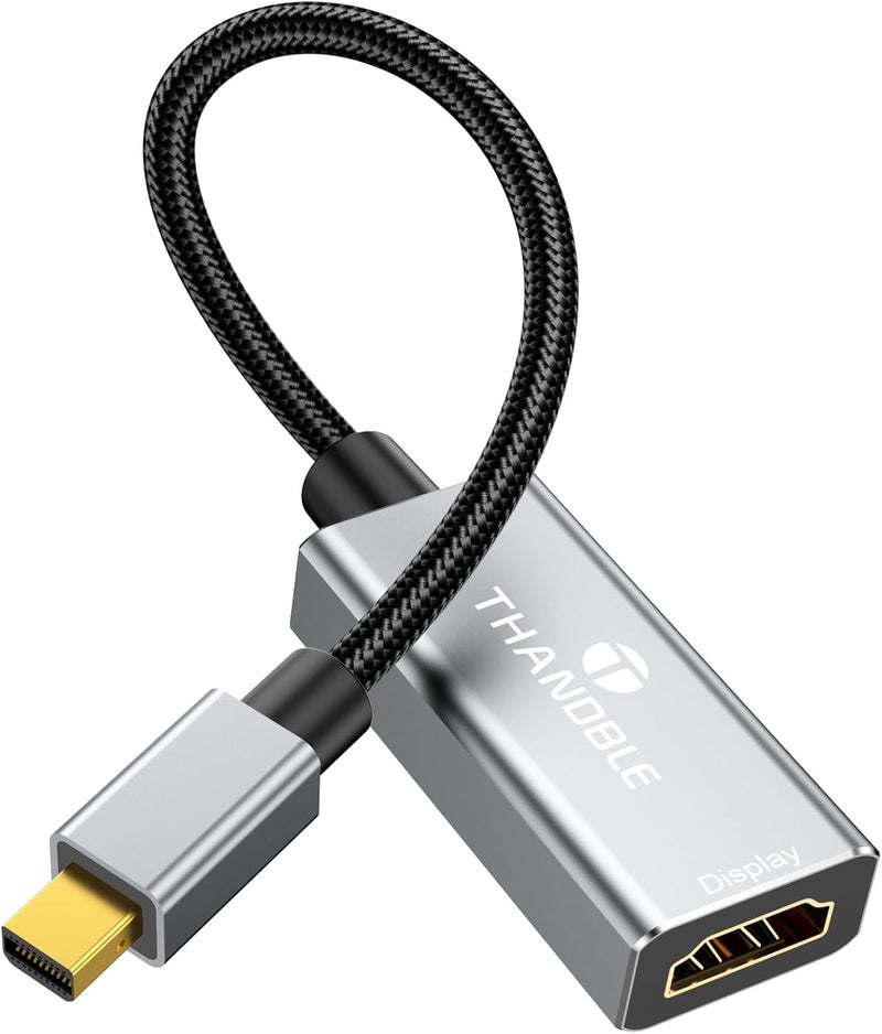 THANDBLE 4K Mini DisplayPort to HDMI Adapter, UHD 4K 60Hz Mini DP to HDMI Adapter, Thunderbolt 2 to HDMI Compatible for MacBook Air/Pro, Mac iMac/Pro, Surface Pro/Dock, Monitor, Projector - Image 1